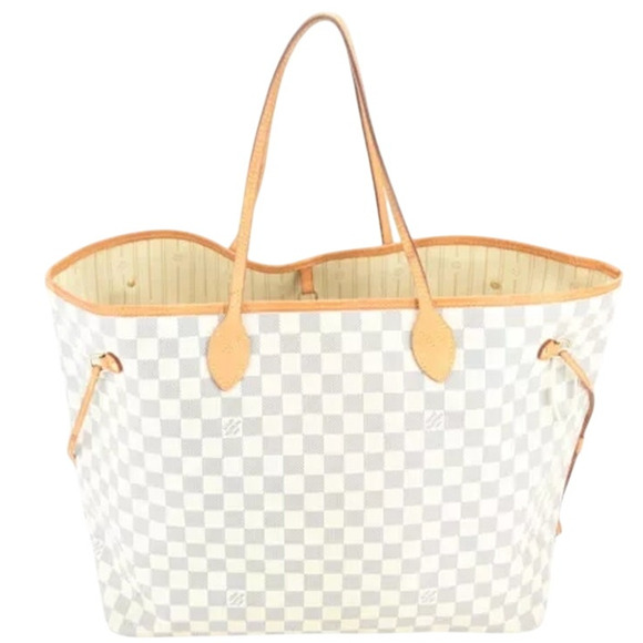 💎✨EXTRA LARGE✨💎Authentic Louis Vuitton Damier Azur Neverfull GM Tote Bag - Picture 6 of 10